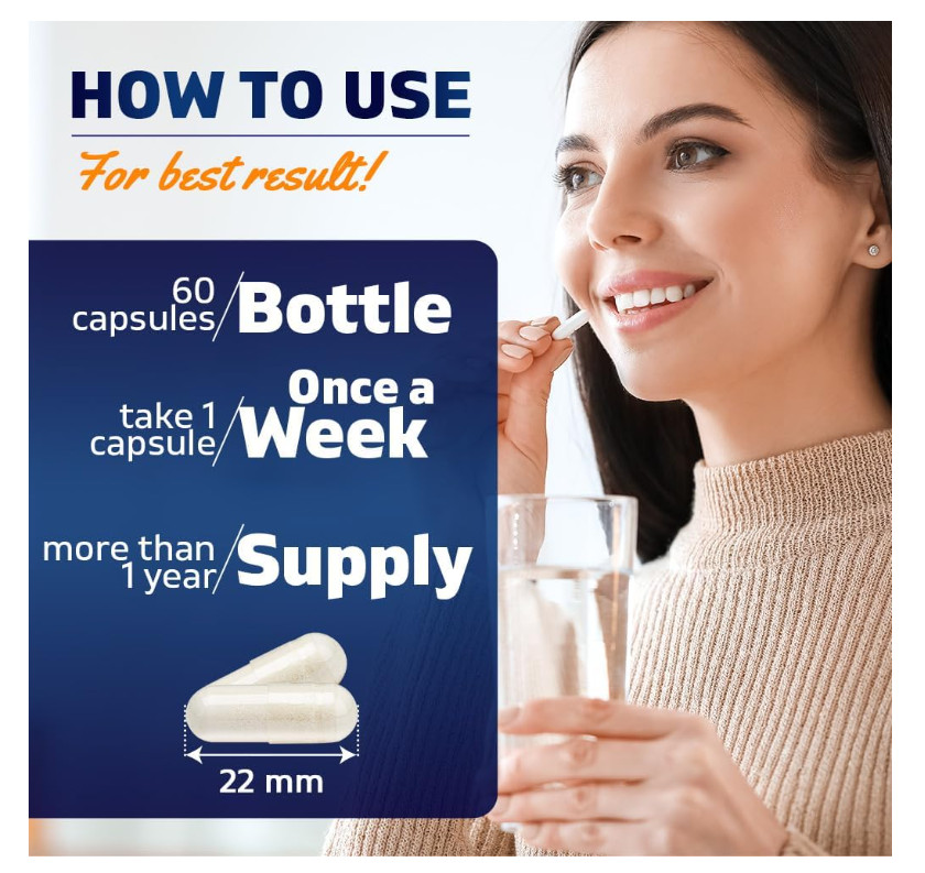 Vitamatic Vitamin D3 Once Weekly Dose 50 000 IU (Cholecalciferol) – 60 Veggie…
