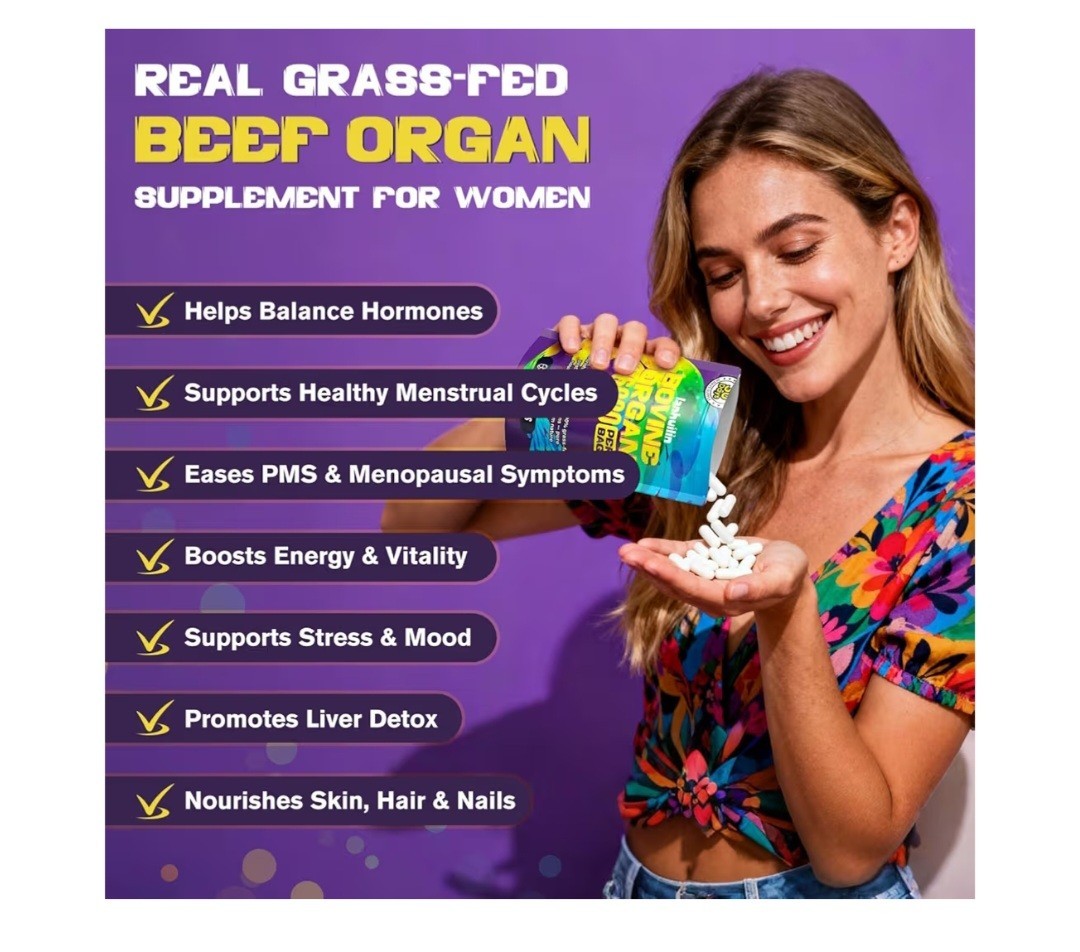 Beef Organ Supplement for Women 120count