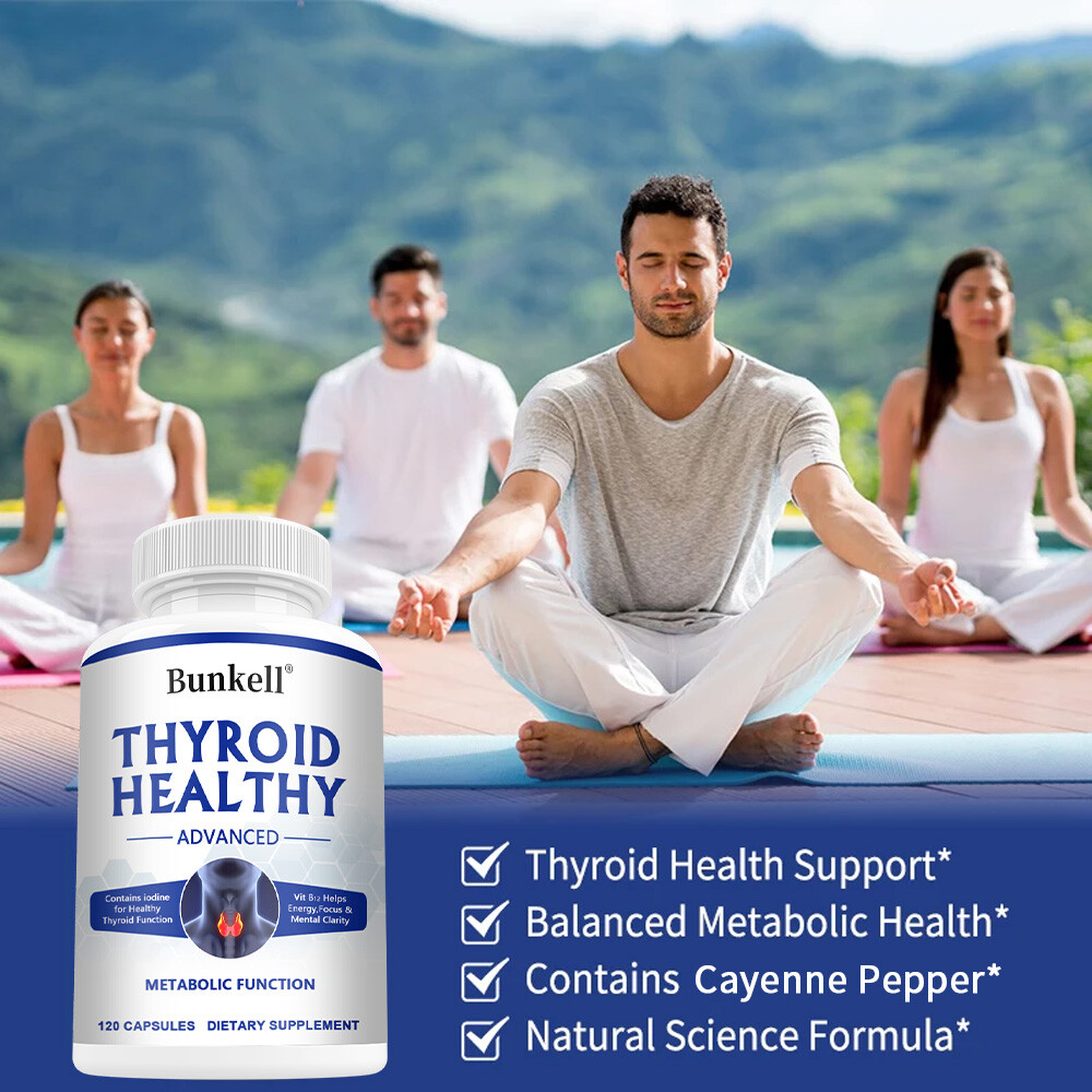 Thyroid Health Supplement 30/60/120 Capsules (NON-GMO) – Energy & Weight Loss