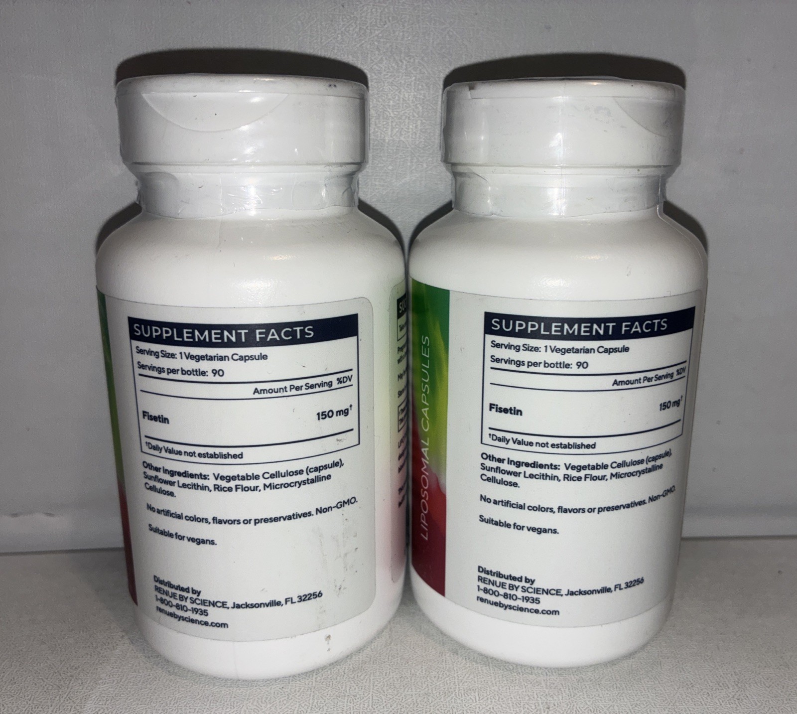 Lot Of 2-New Renue By Science Fisetin | 90 Caps/ Sealed