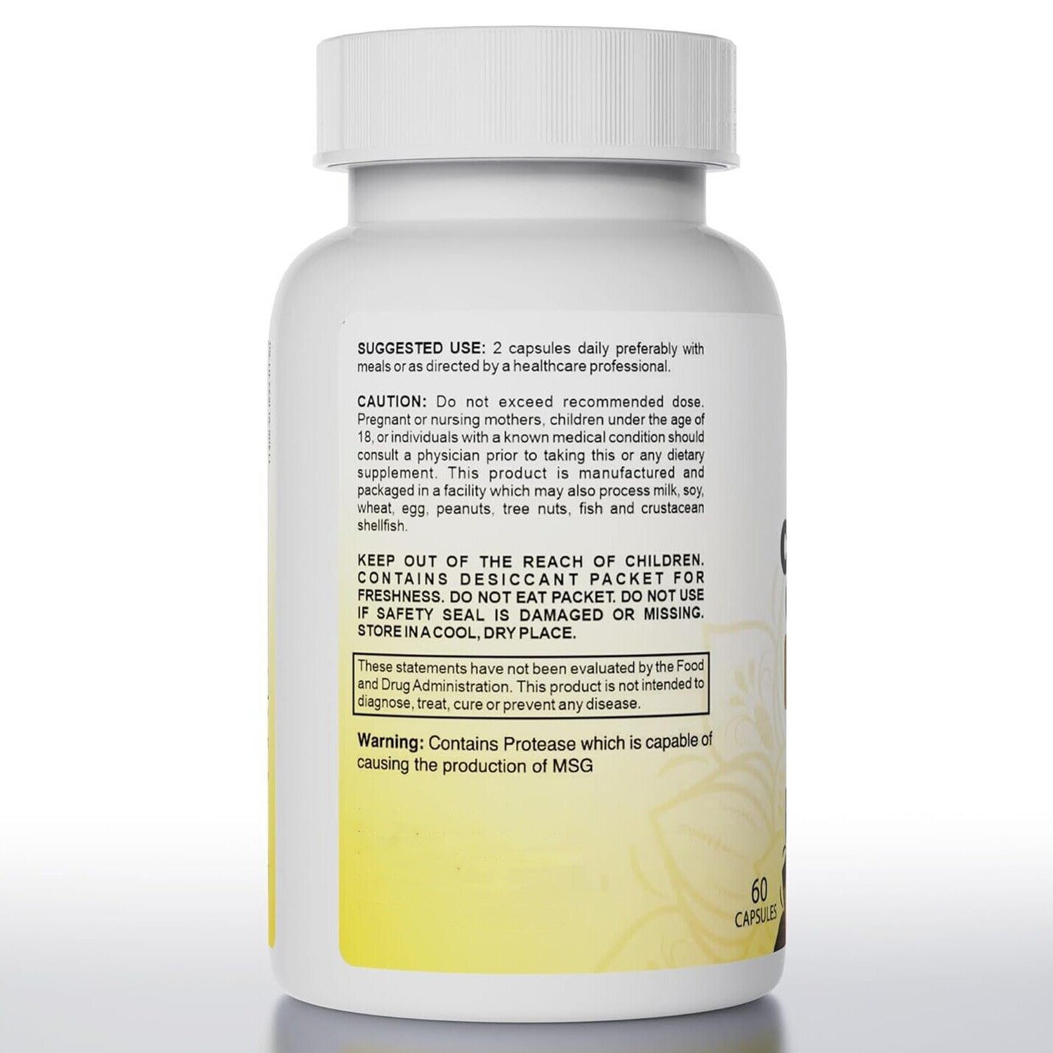 Candida Cleanse Gut & Colon Support 60 Capsules For Women & Men – US