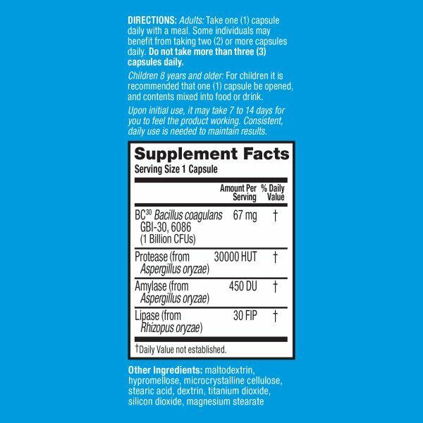 Digestive Advantage Intensive Bowel Support Probiotic Digestive Enzyme 96 Count+