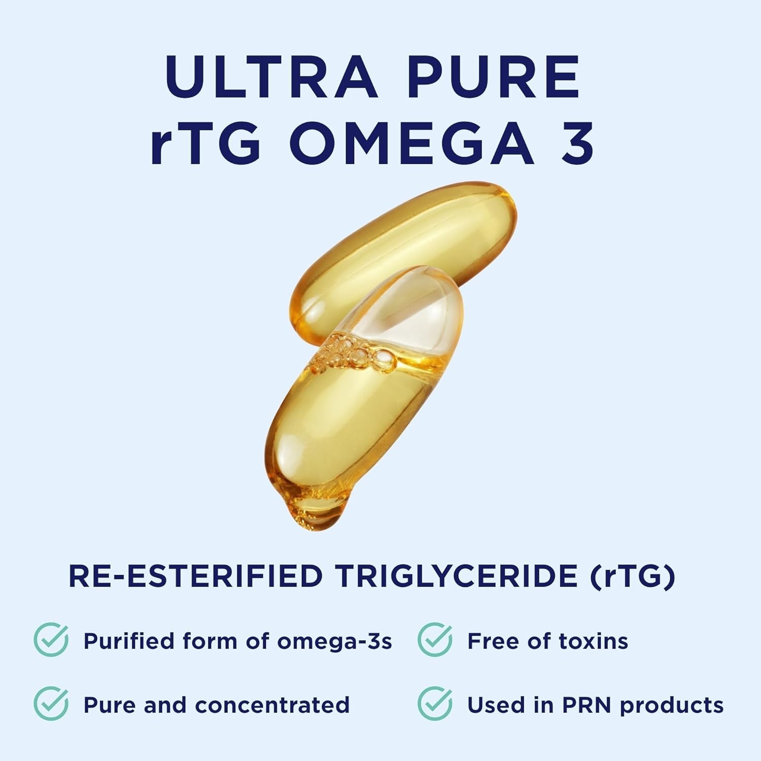 De3 Dry Eye Ultra Pure rTG Omega 3 – Support for Dry Eyes – 2400 mg EPA & DHA…