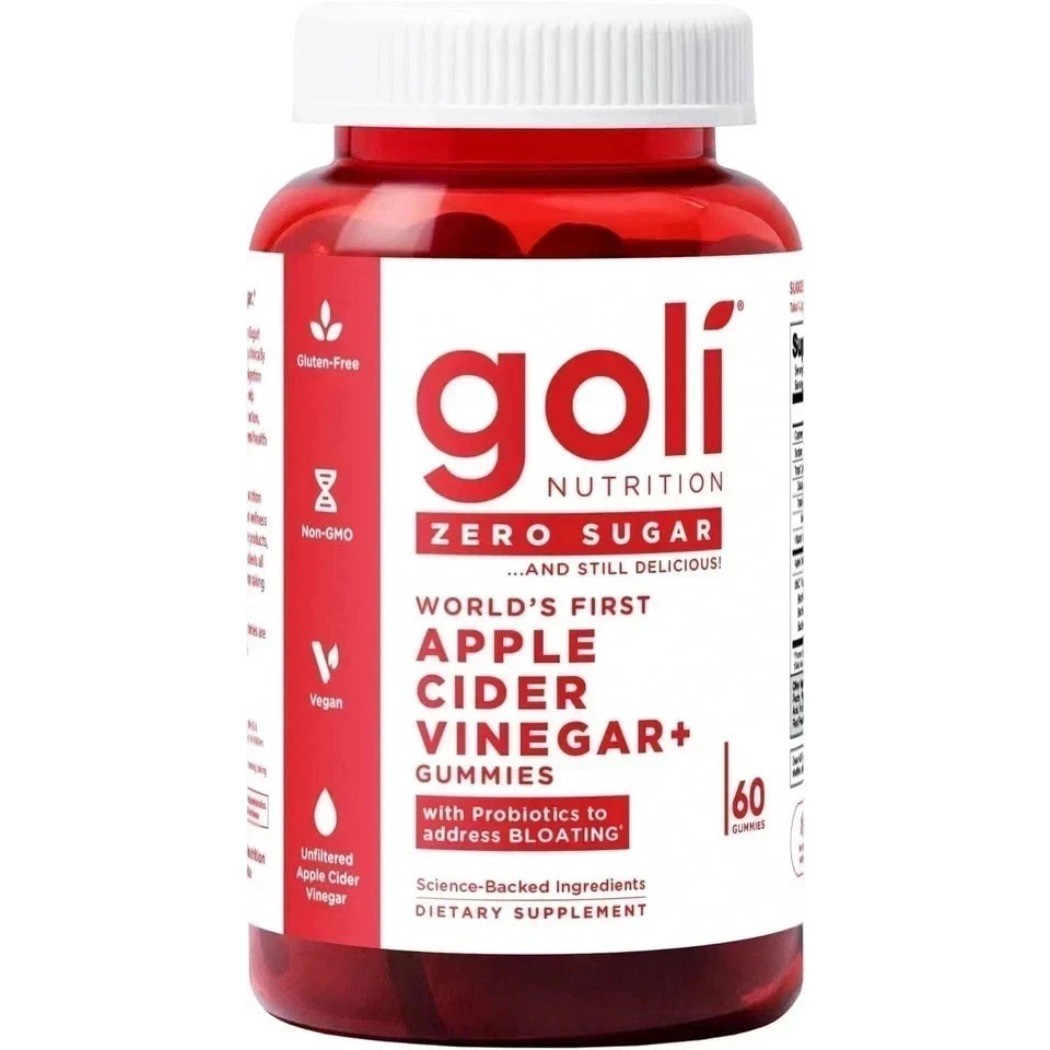 3 Bottles Goli Zero Sugar Best Seller Trio Set Gummies, 60 Counts Per Bottle NEW