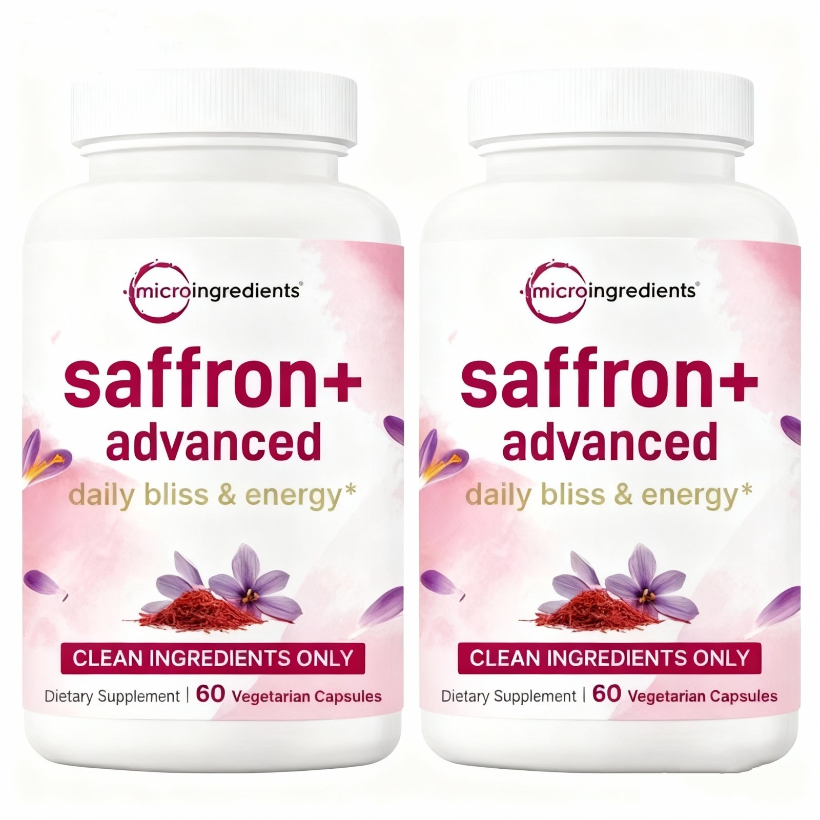Micro Ingredients Saffron+ innovative Supplements 60 Veggie Capsules 10-in-1 NEW