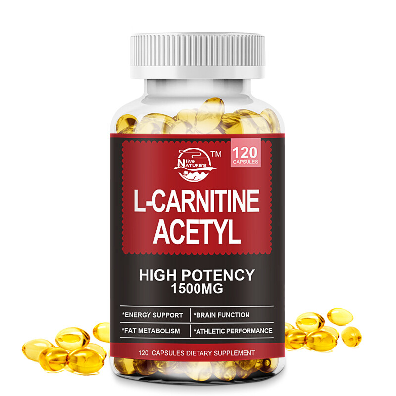 ACETYL L-CARNITINE 1500mg Nervous System Health Antioxidant 2 x 120PCS CAPSULES