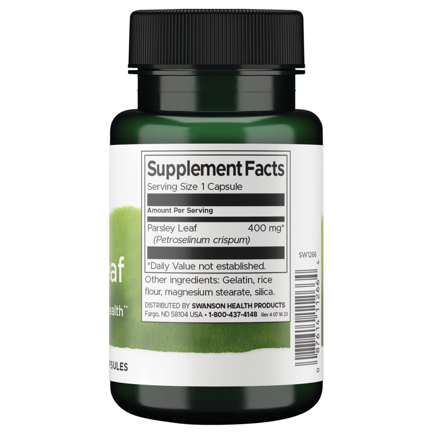 Swanson Full Spectrum Parsley Leaf 400 mg 60 Capsules