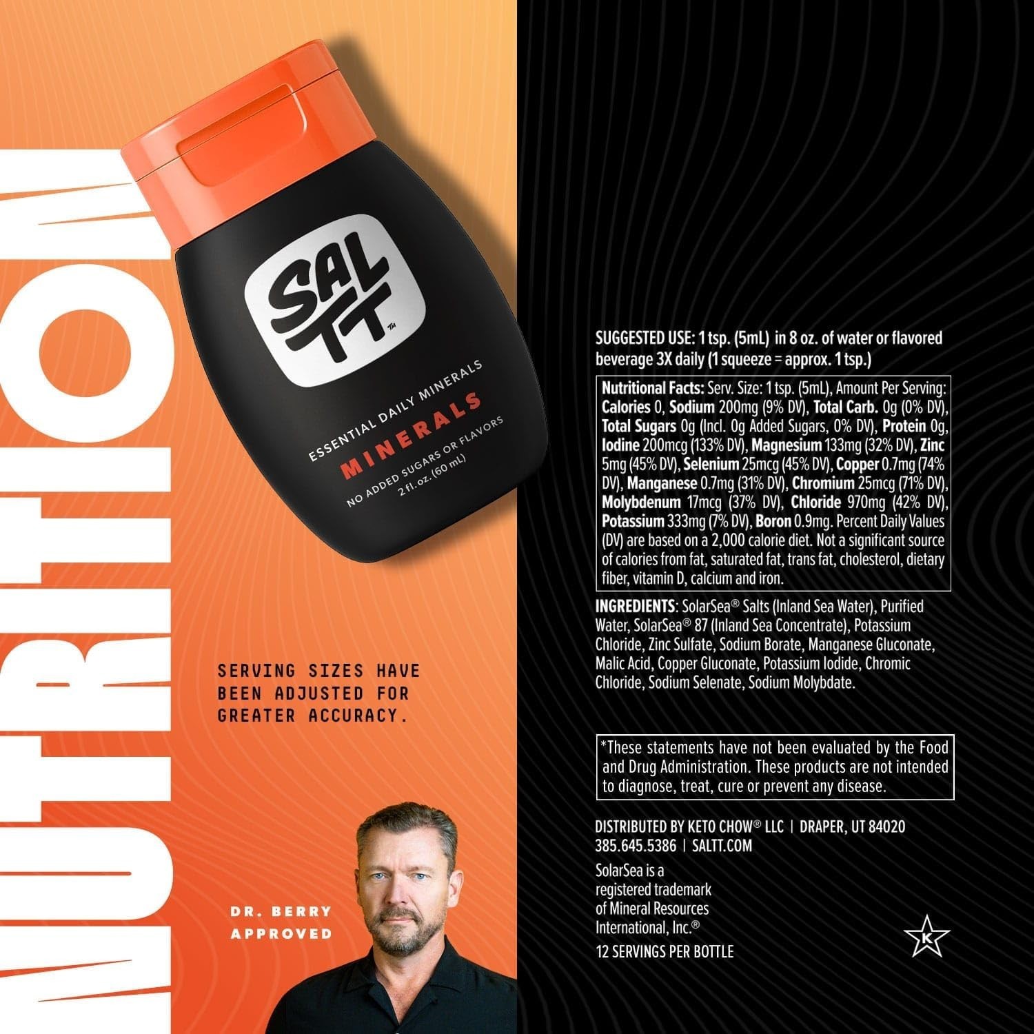 Daily Electrolytes Trace Mineral Drops 2 oz – Sodium, Potassium & Magnesium