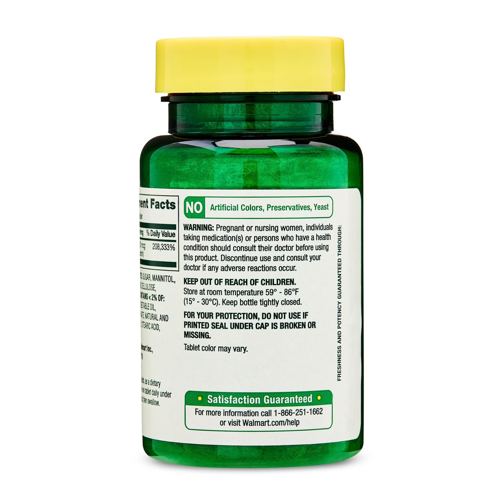 (2 pack) Spring Valley B12 5000 mcg Fast-Dissolve Tablets Mixed Berry 45 Count