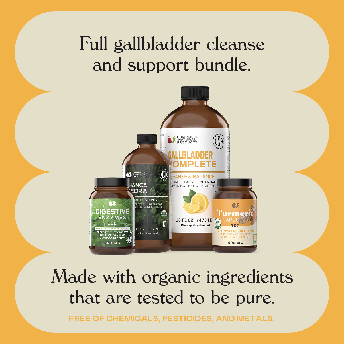 Gallbladder Complete Bundle – Full Gallbladder Cleanse Support