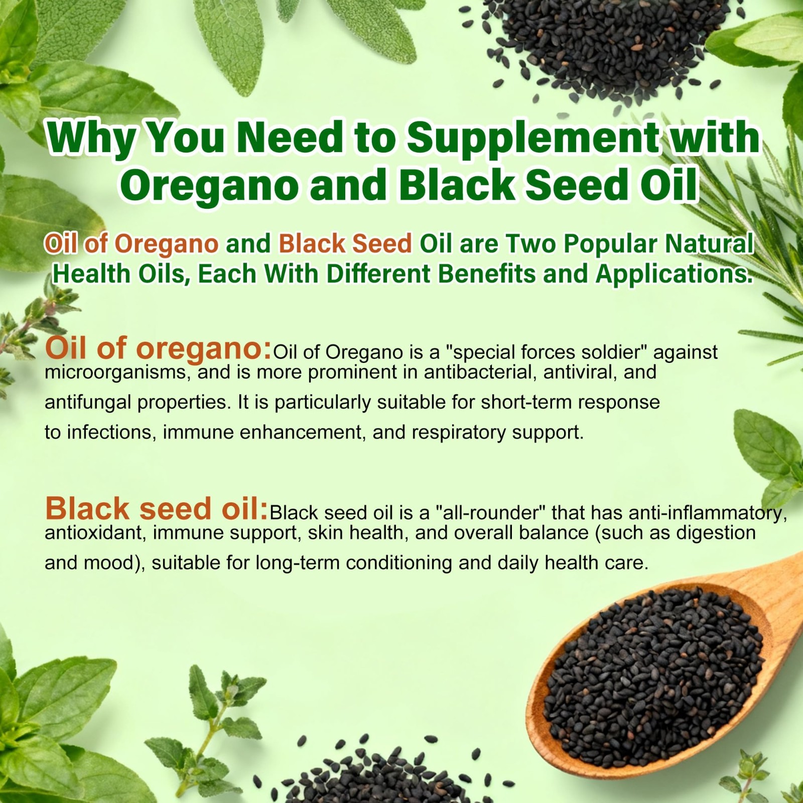 Max Strength Oil of Oregano & Black Seed Softgels 300 | Immune, Digestive, Respi