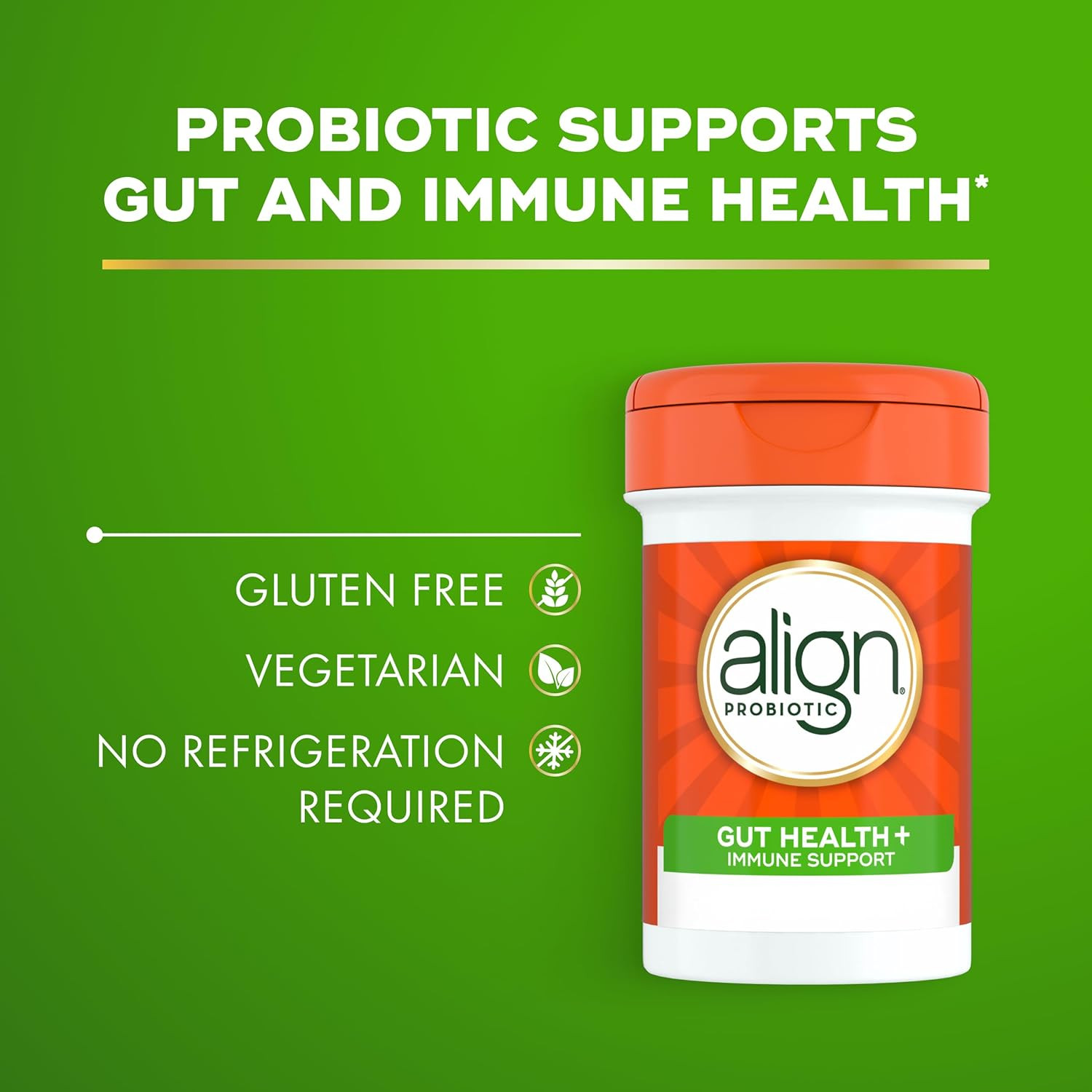 Align Probiotic Gut Health + Immune Support 28 Capsules New
