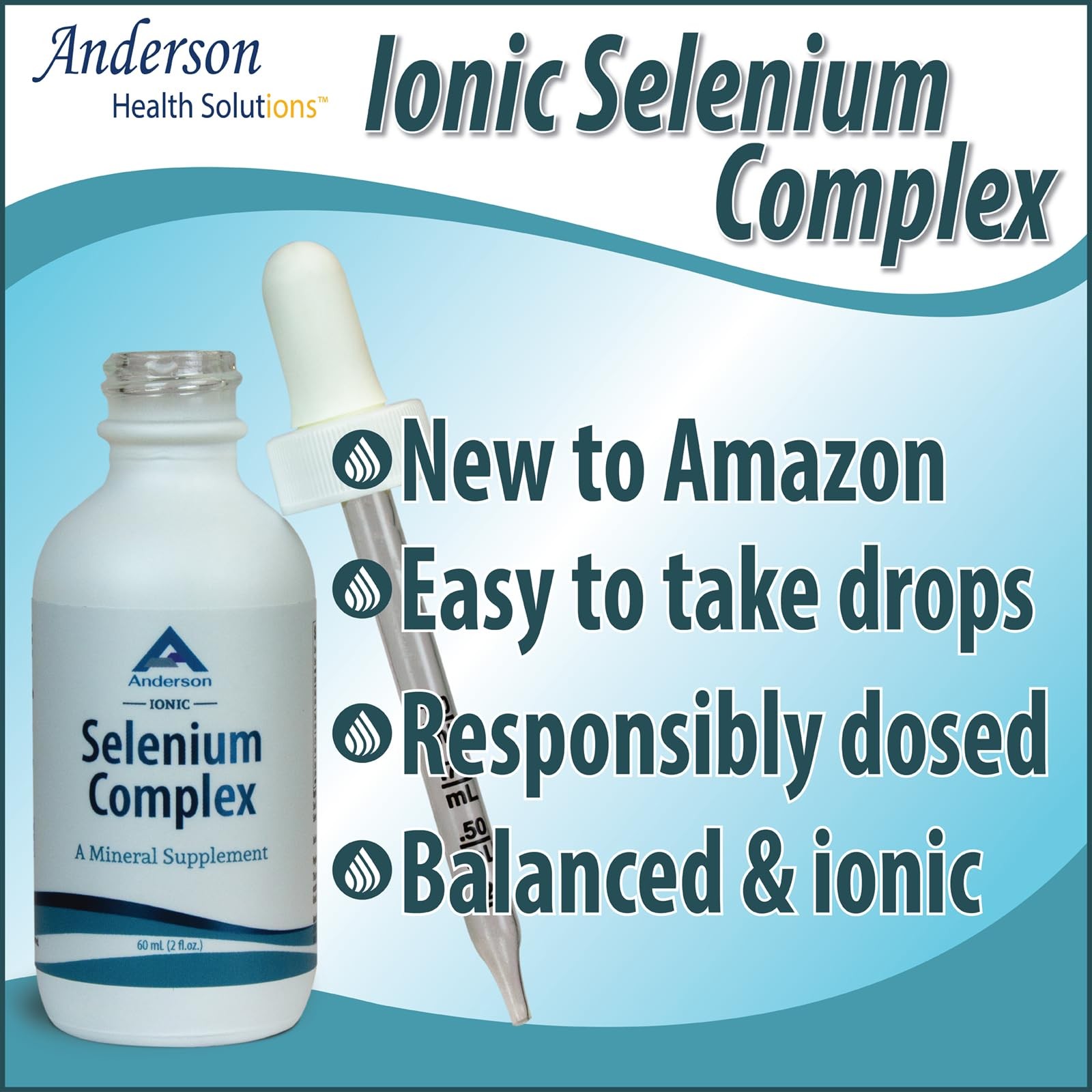 Anderson Ionic Selenium Complex, Liquid 2 Fl Oz (Pack of 1)