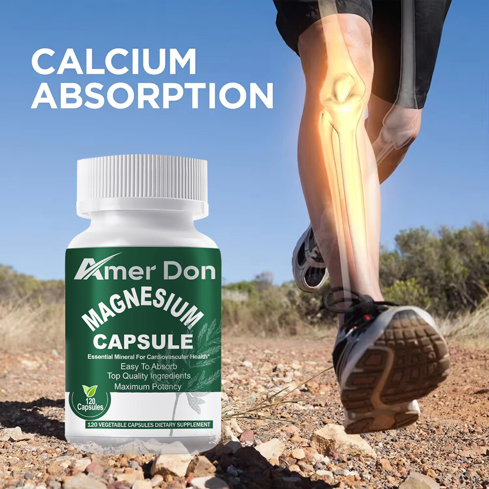 Amer Don High Absorption Magnesium Glycinate, 500 mg, 120 VegCaps US STOCK