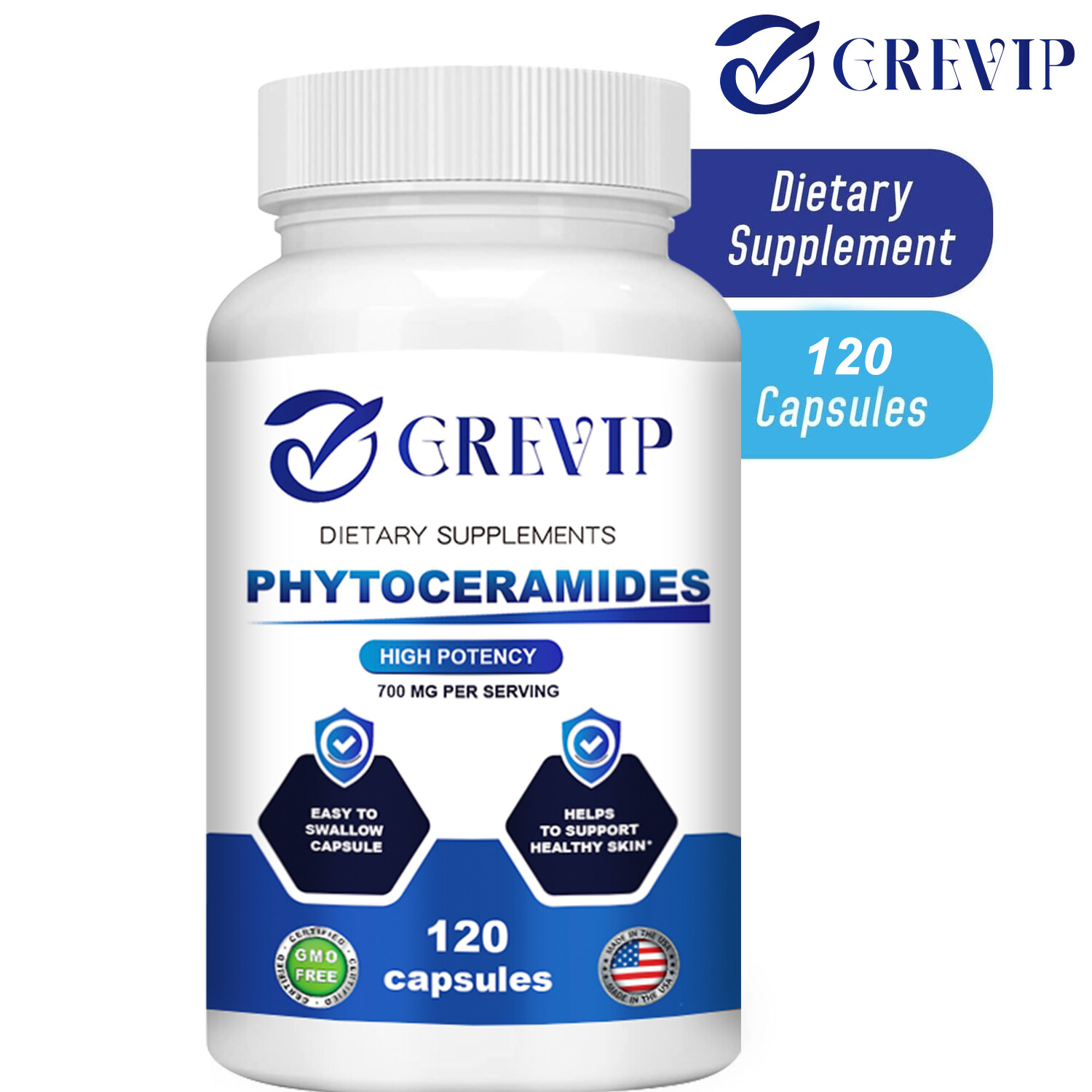 Phytoceramides 700mg – Anti-aging, Wrinkle Remover, White Skin, Skin Hydration