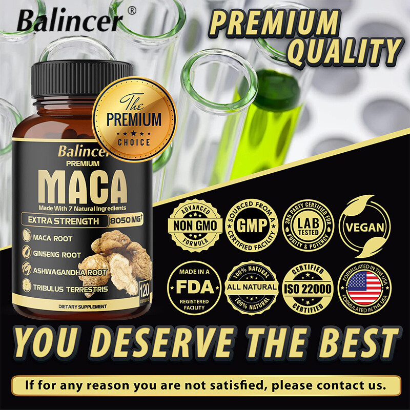 Maca Capsules – Enhance Energy Increase Endurance,Muscular And Strength