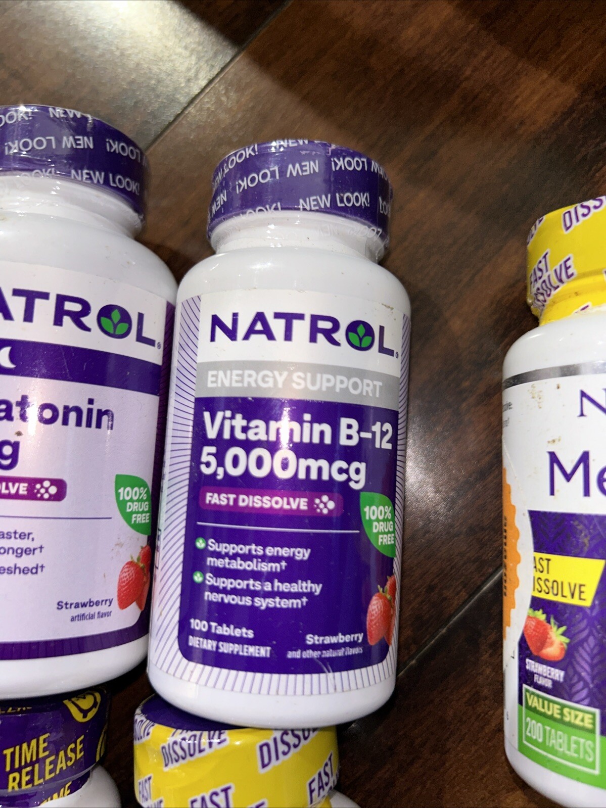 NATROL Melatonin 5 Bottles LARGE LOT See Pictures & Read Description 600 Tablets