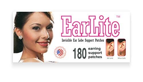 EarLite 180 (60 Ea X 3 packs) Invisible Earring 60 Count (Pack of 3), CLEAR