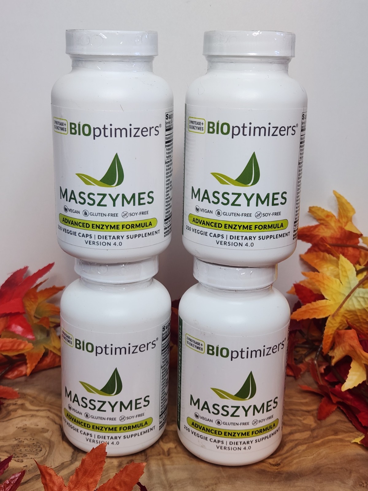 BIOptimizers MassZymes Complete Digestive Enzymes Supplement Gut Health Exp 2028