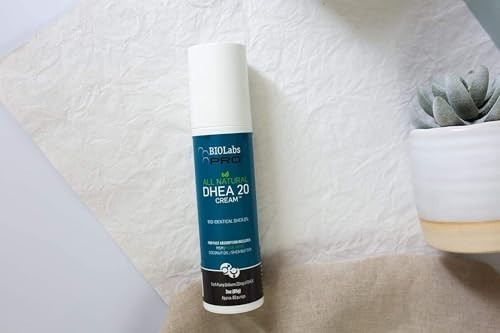 DHEA 20mg Cream Unscented Bioidentical Natural Two Month Supply 3oz Body