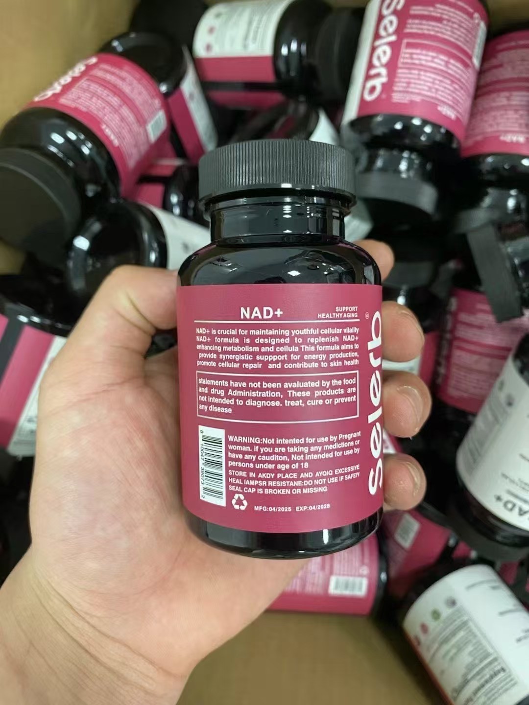 NAD+ Selerb Supplement for Energy Skin Health Nicotinamide Riboside 30 Capsules