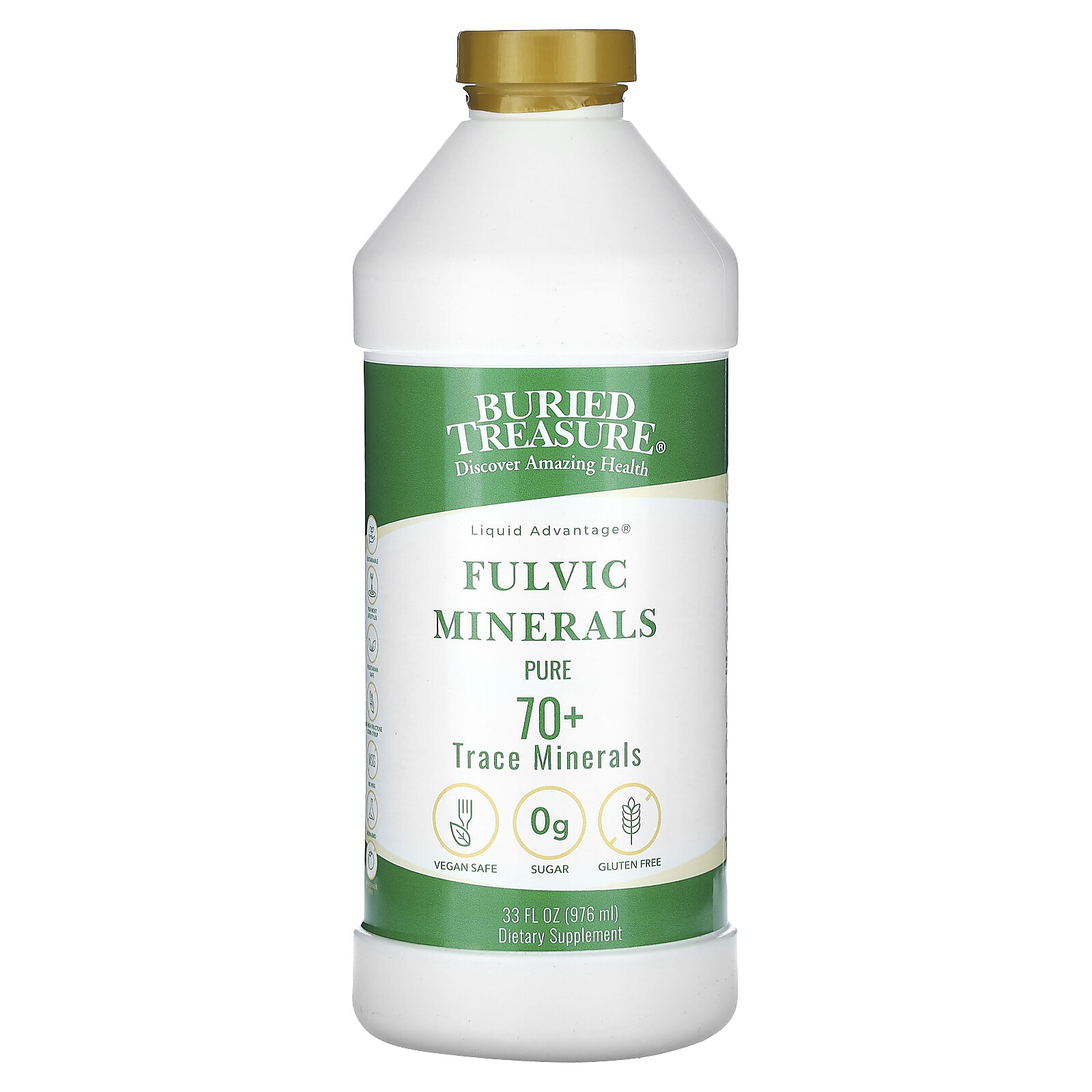 Liquid Advantage, Fulvic Minerals, 33 fl oz (976 ml)