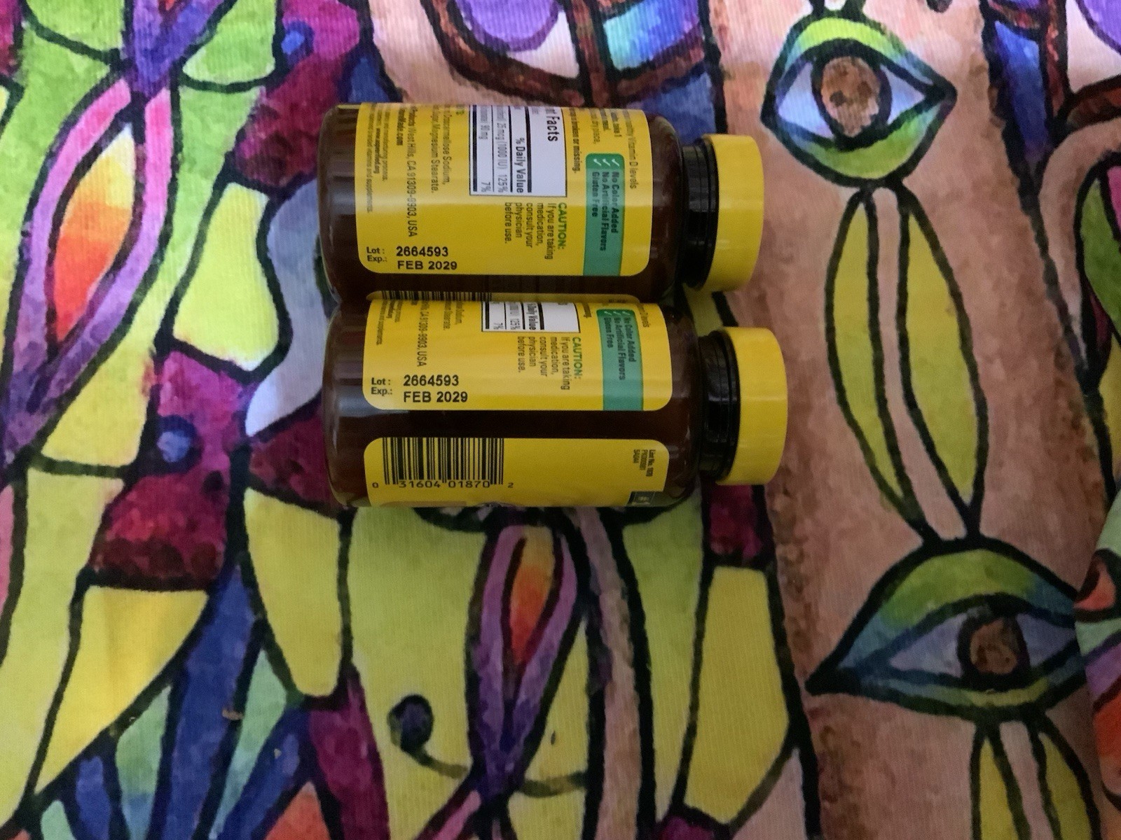 2~Nature Made Vitamin D3 1000 IU (25 mcg), – 200 TOTAL TABLETS. Exp: 02/2029