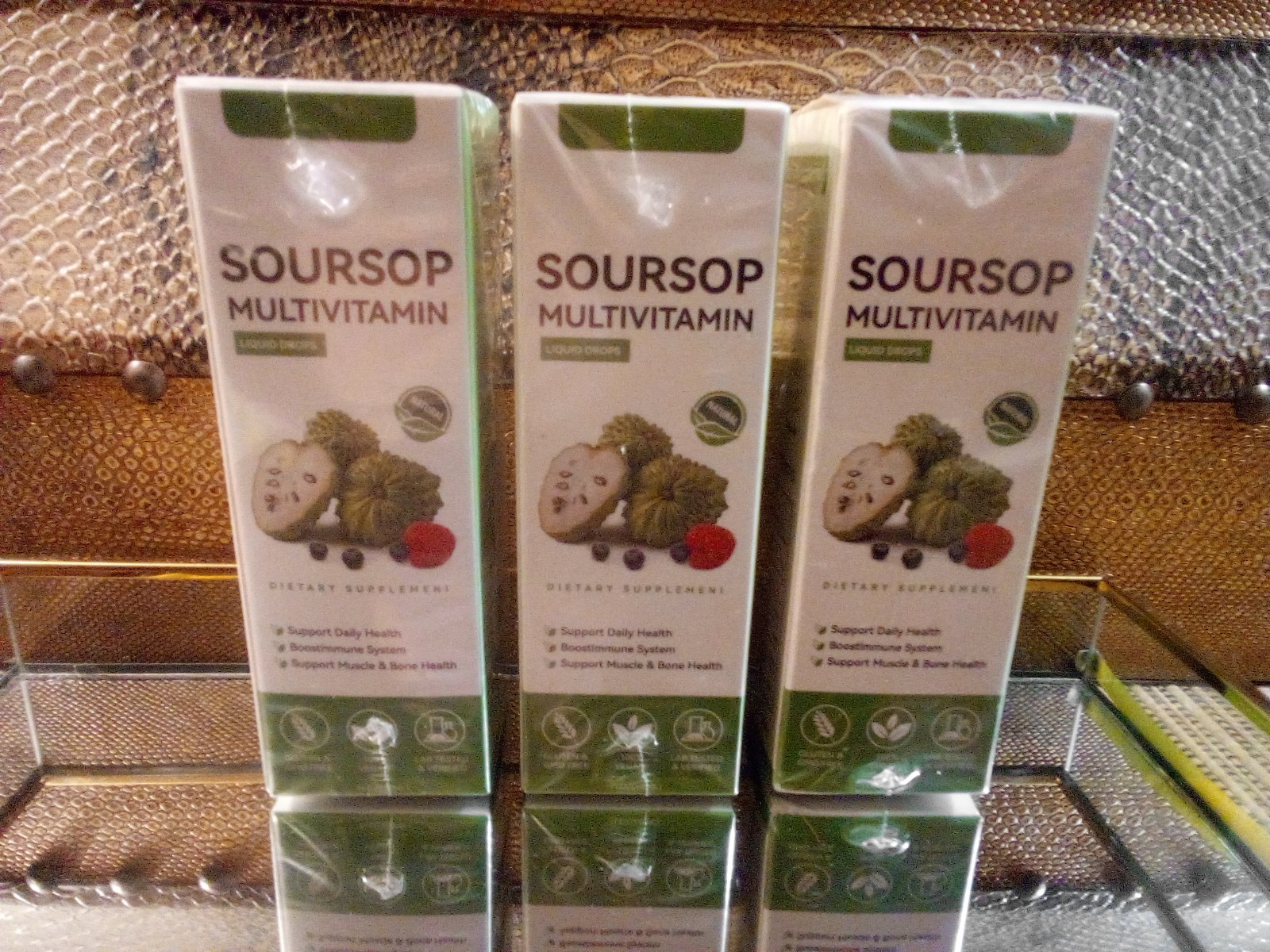 Soursop Multivitamin Liquid Drops 60ml | Organic Leaf Extract & Bitters Oil