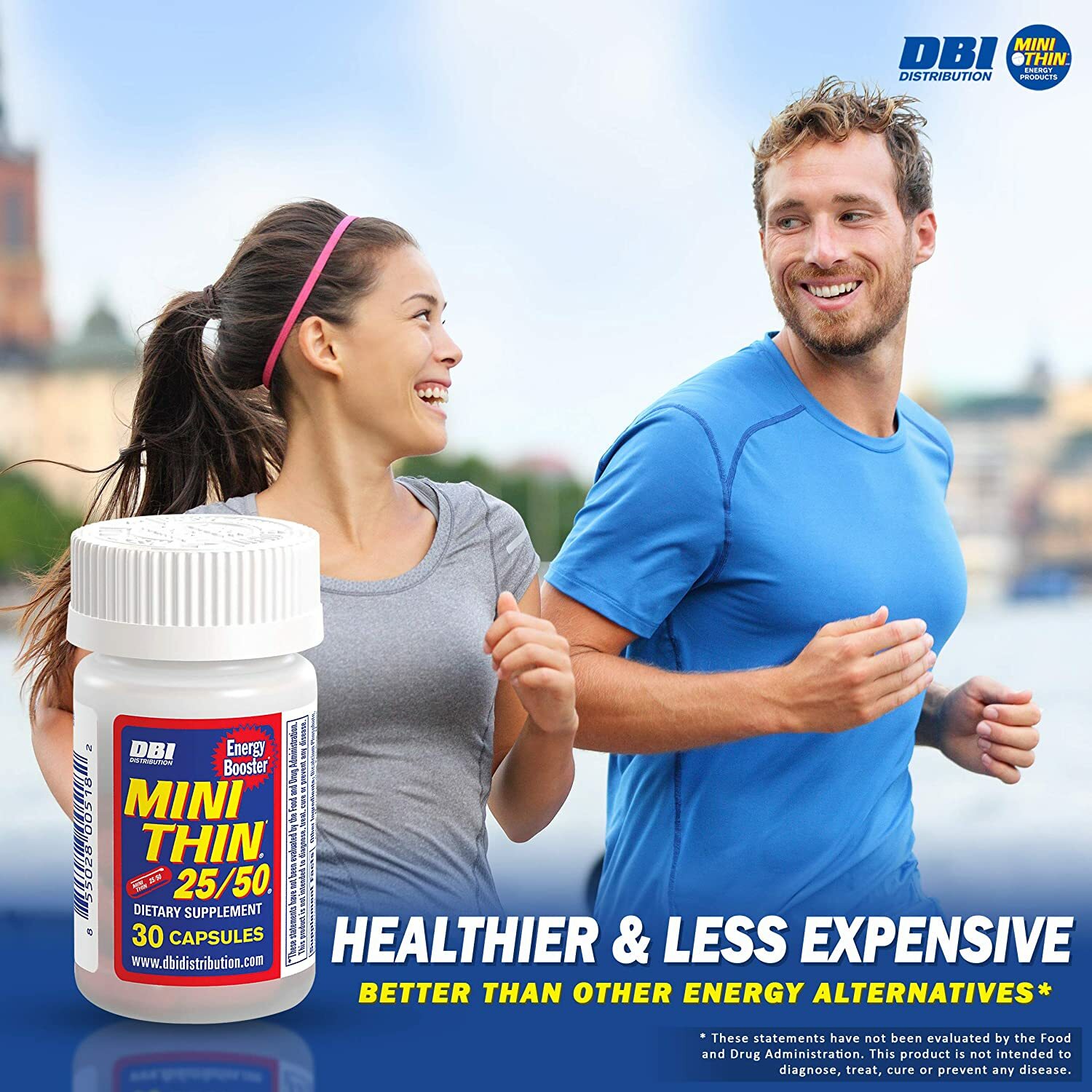 6-30ct BOTTLES MINI THIN 25/50 EF ENERGY BOOSTER ( 180 ) PILLS
