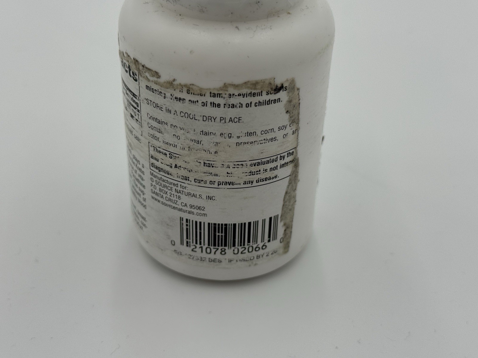 Source Naturals Pantethine 300 mg 90 Tablets Dairy-Free, Egg-Free, Exp. 02/2026