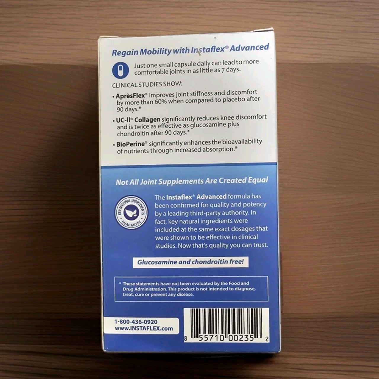 Instaflex Advanced Joint Support Doctor Formulated 30 Capsules New Exp 10/2025