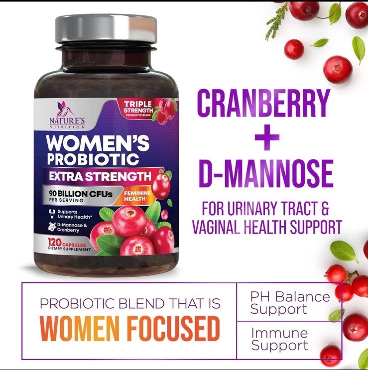 2-Formulated Probiotics for Women with Prebiotics – Womens Probiotic for Support