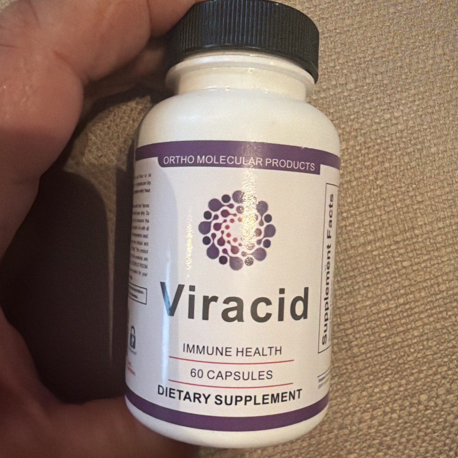 New Sealed Viracid Immune Support Supplement Booster 60 Capsules Exp. 12/2028