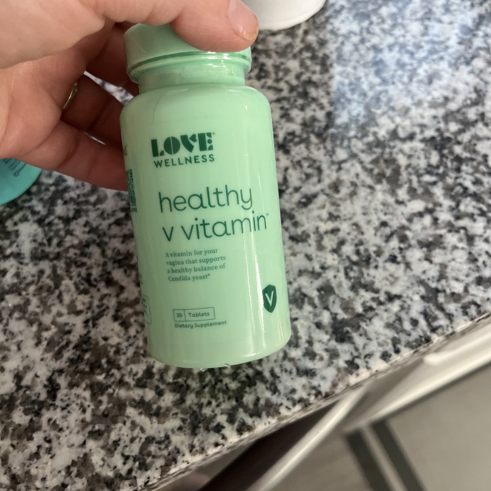 Love Wellness Healthy V Vitamin 30 Tablets New Sealed Bottle Expiration 10/2025