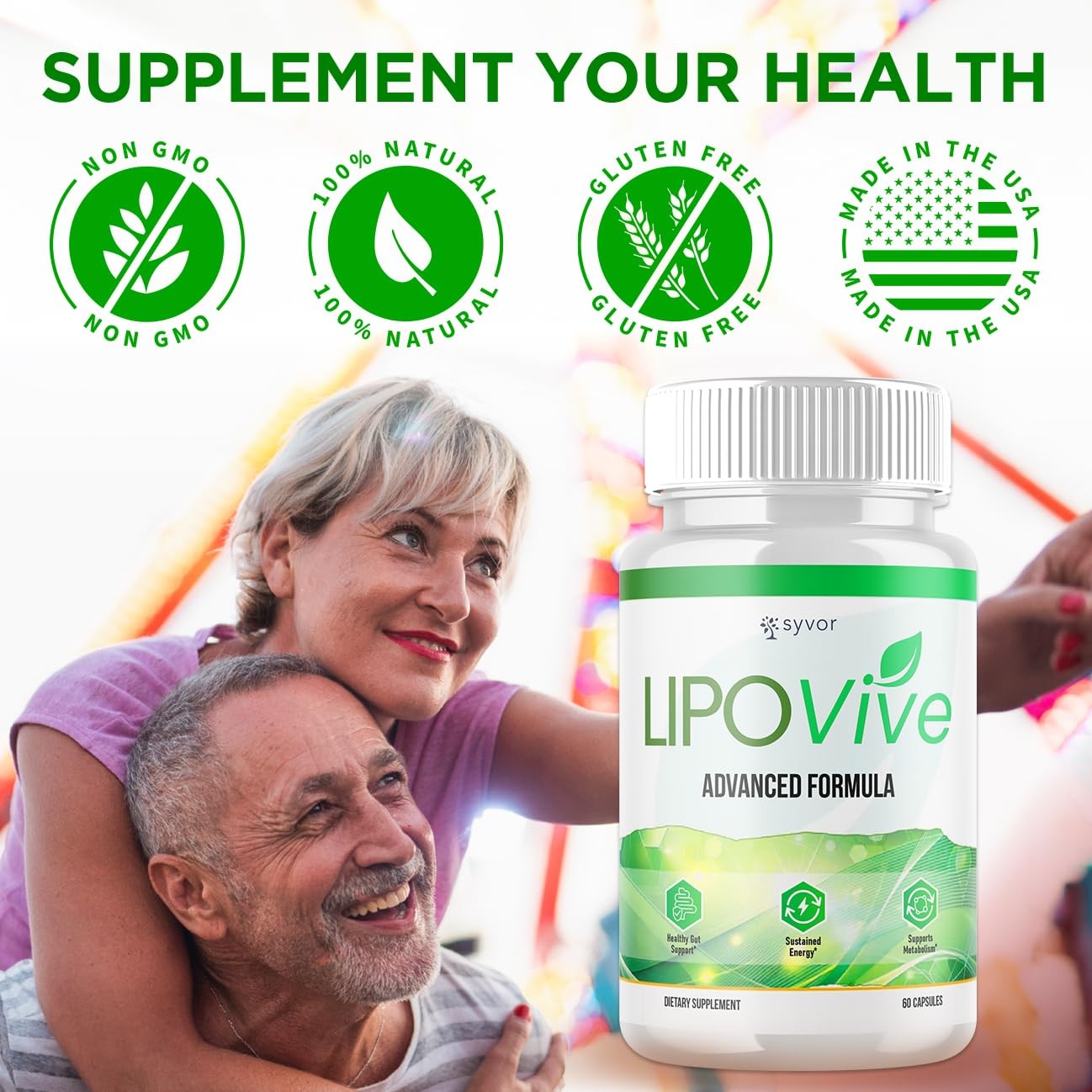 Lipovive Capsules, Official Lipovive Pills with All Natural Ingredients, Adva…