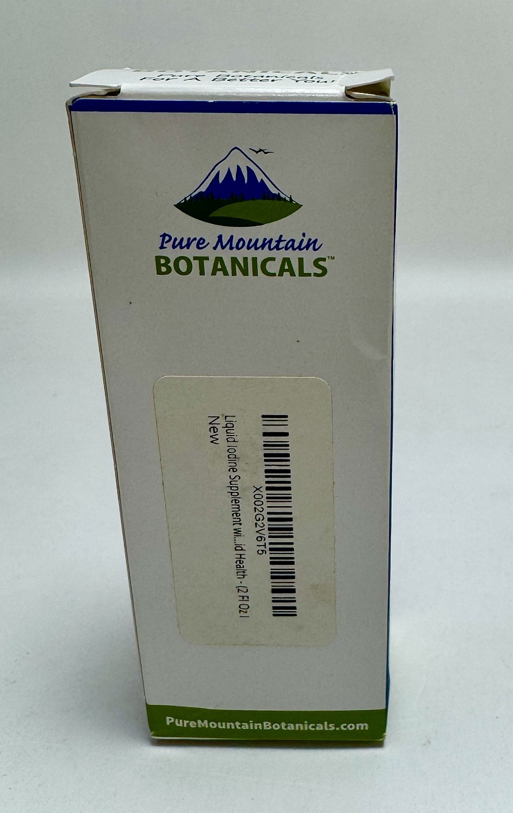 Pure Mountain Liquid Iodine Supplement /w Kelp 2oz 150mcg Organic Kosher SEALED