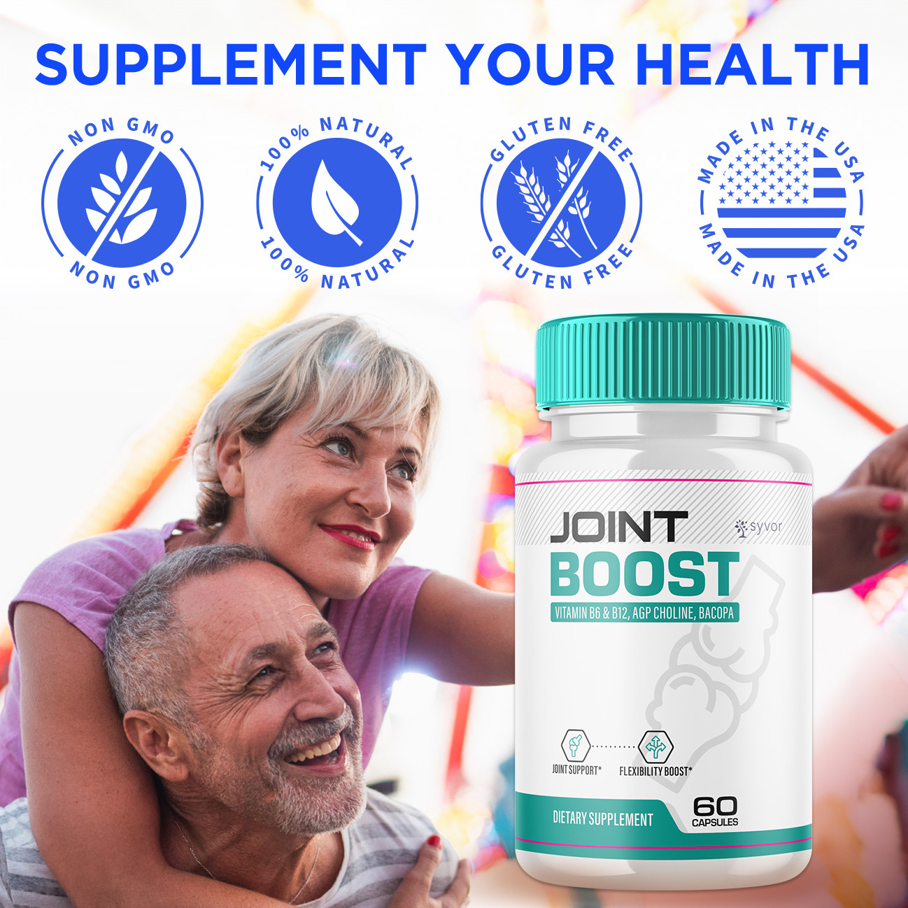 (5 Pack) Joint boost Advanced Support Formula Mobility Supplement 300 Capsules