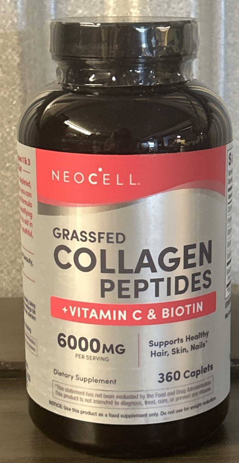 NeoCell Collagen Peptides 6000mg 360 Caplets EXP 09/2028