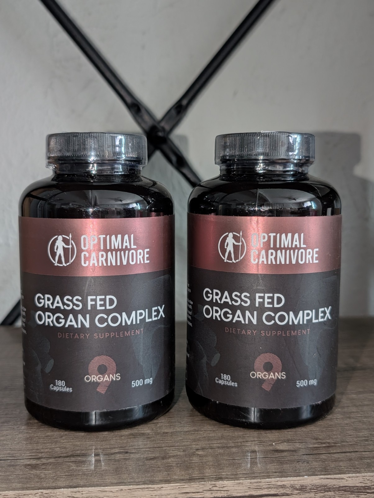 Optimal Carnivore Grass Fed Organ Complex 180 Caps Each ×2 Bottles Lot NEW