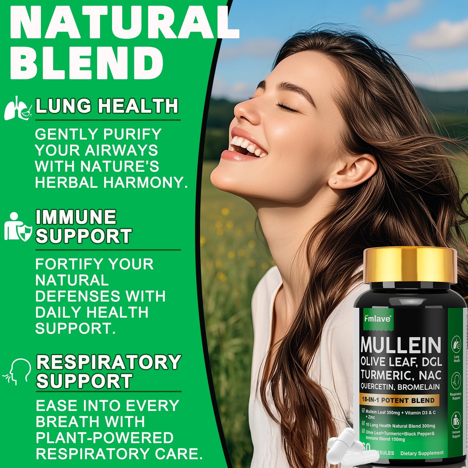 Mullein Lung Cleanse – Herbal Lung Detox & Cleanse for Respiratory Lung Health