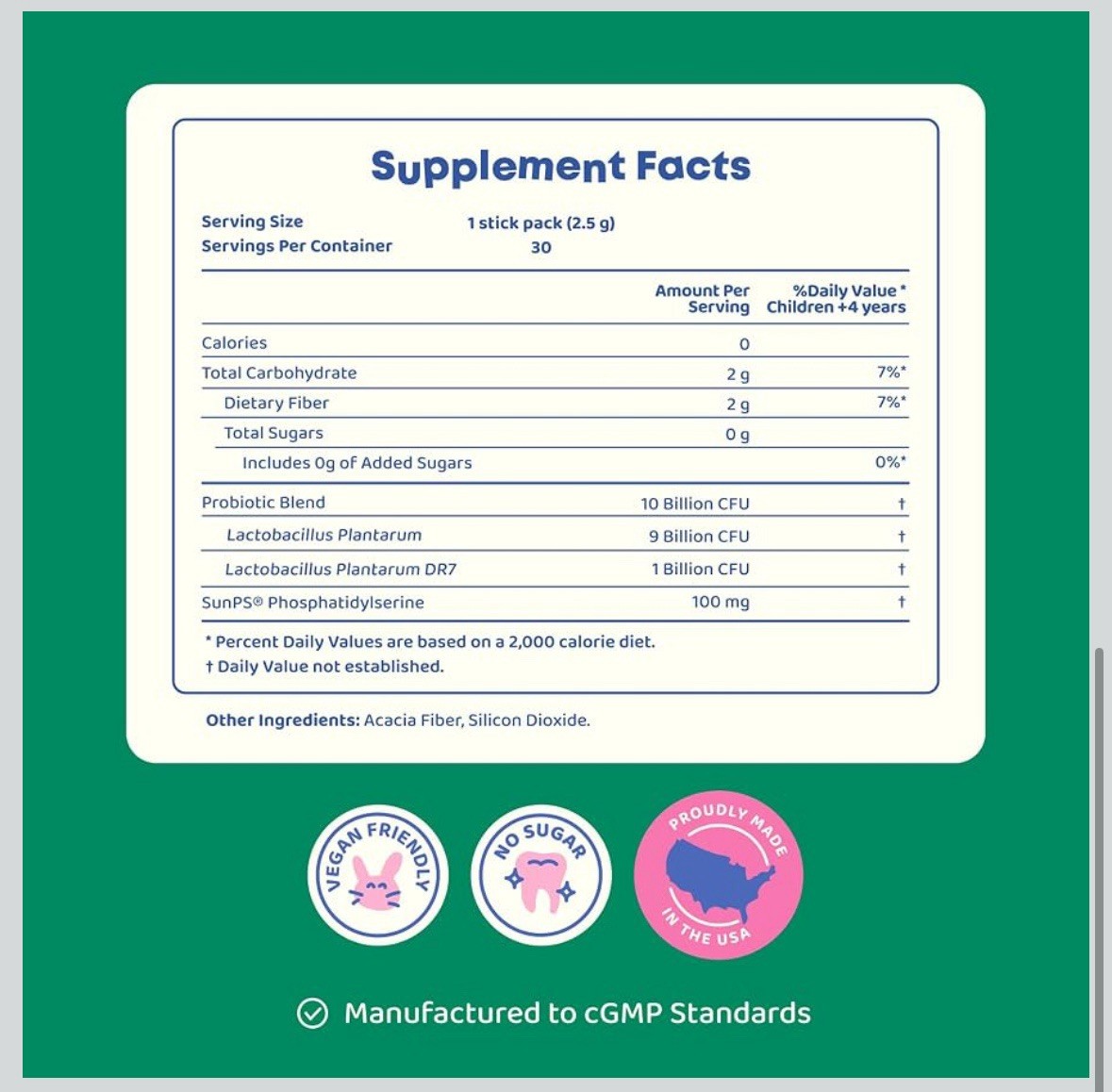 JoySpring BrainyBelly Kids Probiotic Brain & Gut Support