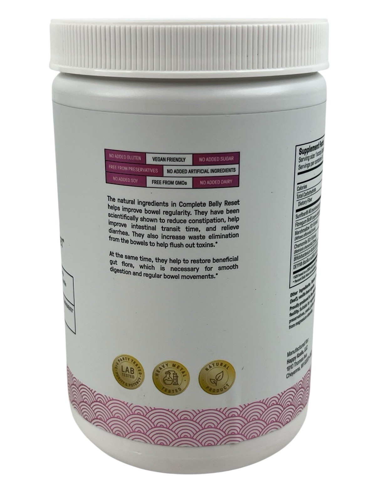 HAPPY MAMMOTH Complete Belly Reset Vanilla Bean 240 Grams Exp. 10/2026 Brand New