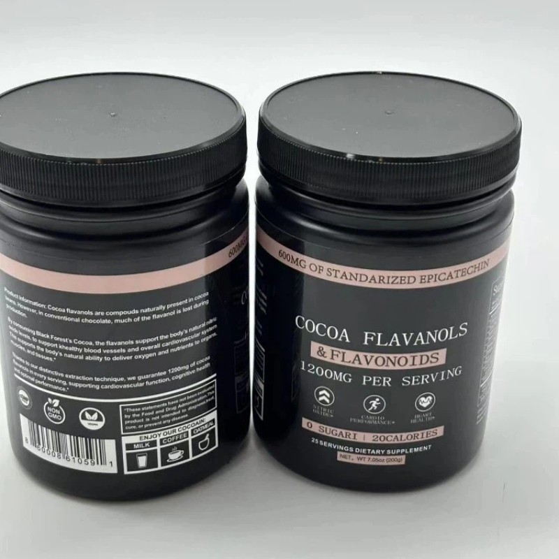 Black Forest High Flavanol Cocoa Powder and Flavonoids Supplements 1200mg