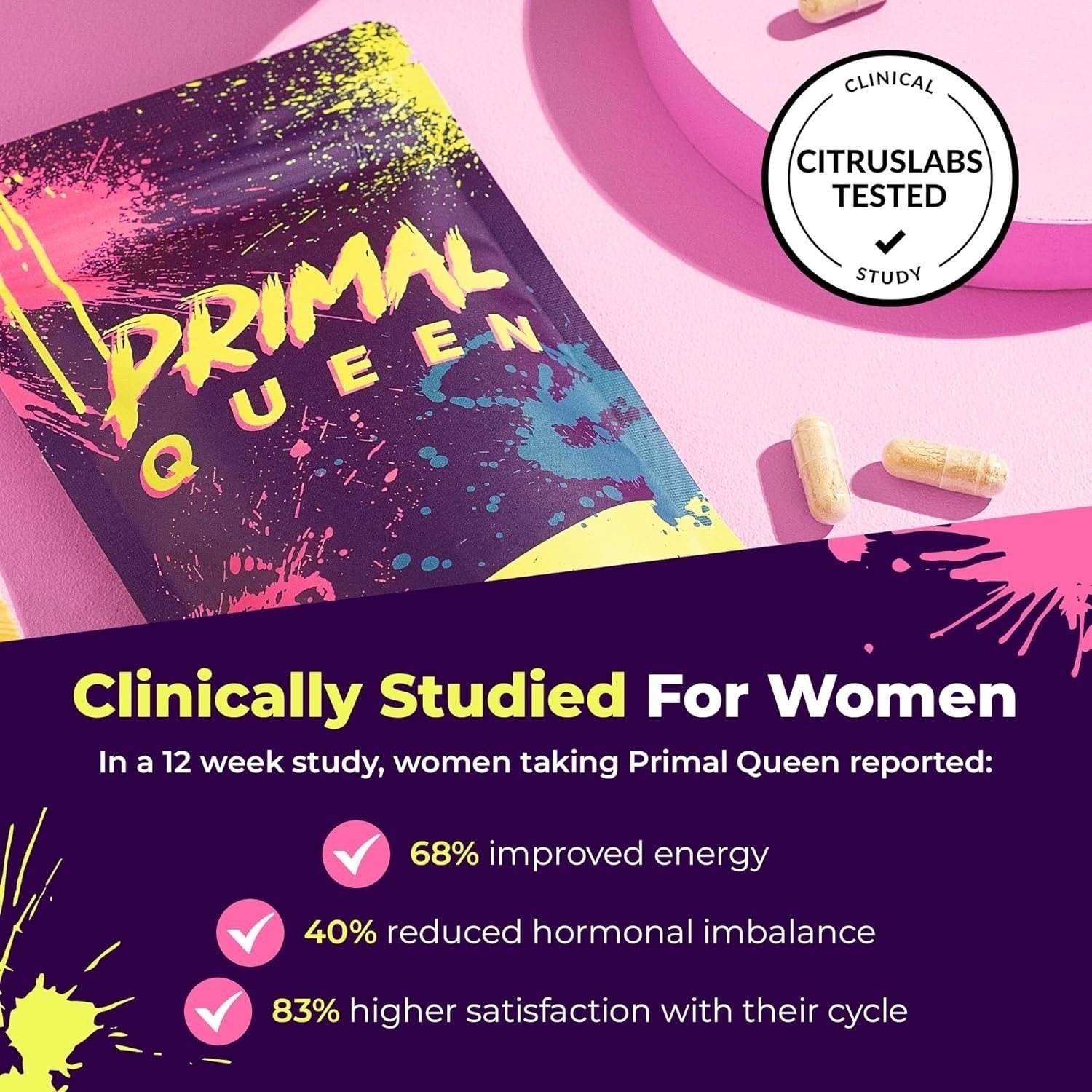 Primal Queen Beef Organ Supplement for Women 60ct – 1 MONTH SUPPLY!
