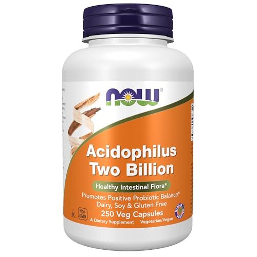 NOW FOODS Acidophilus Two Billion 250 Veg Capsules