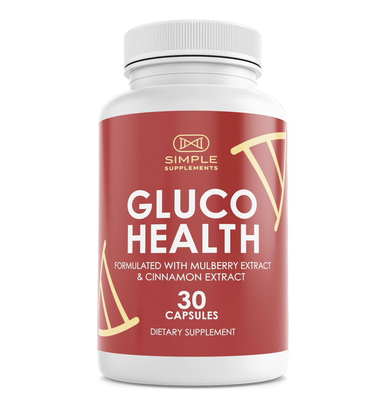 Gluco Health Blood Health Support Dietary Supplement 30 Capsules
