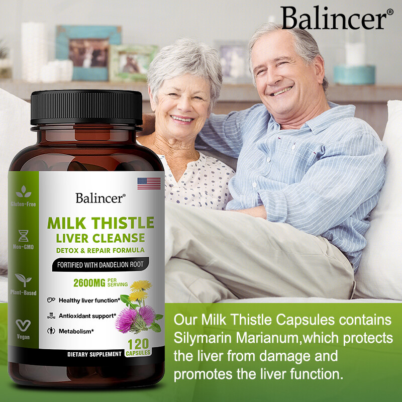 Milk Thistle Liver Cleanse, Detox Repair Formula, 2600 mg per serving