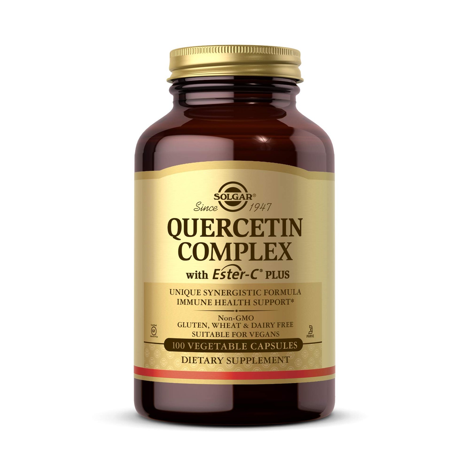 Solgar Quercetin Complex with 100 Count (Pack of 1), Standard Packaging