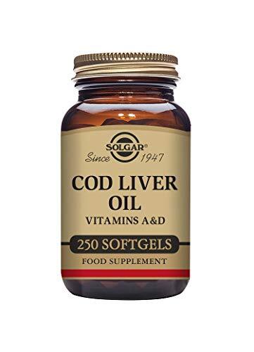 Solgar Cod Liver Oil Vitamin A & D 250 Softgels