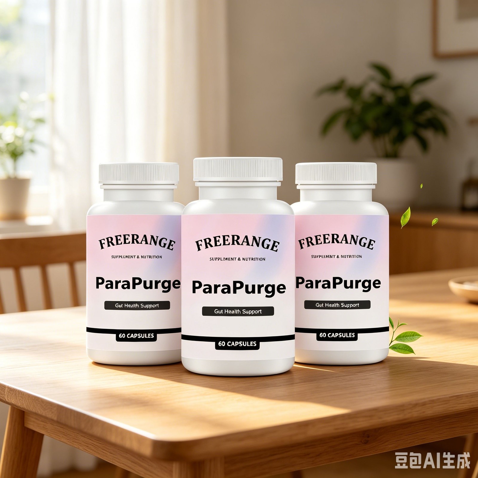 3 Pack ParaPurge Gut Cleanse Capsules Gut Colon 180ct Support Immunity Non-GMO